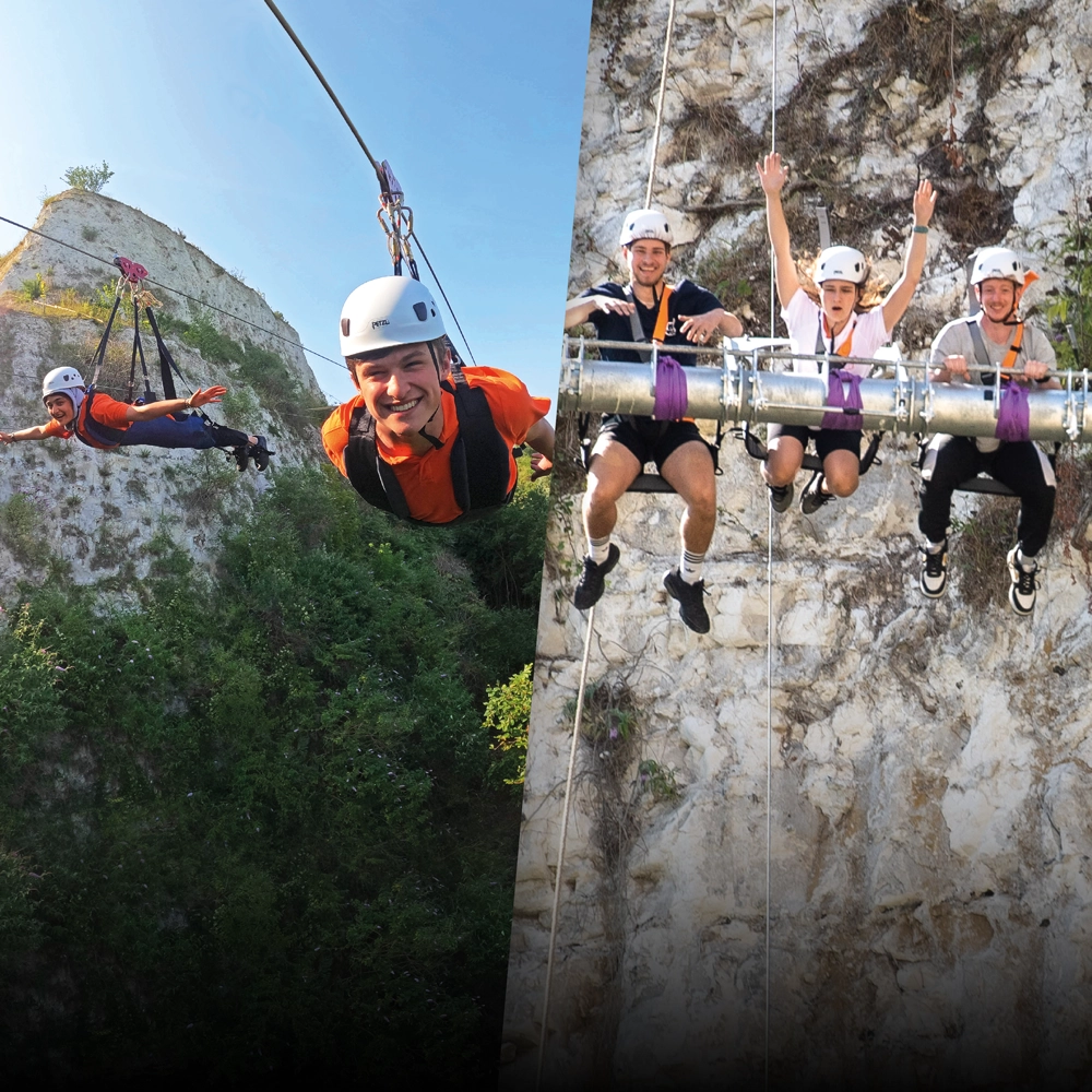 Skywire and giant swing at hangloose bluewater