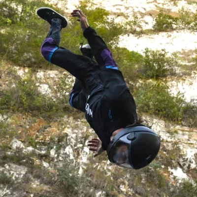 Outdoor skydive machine at hangloose bluewater