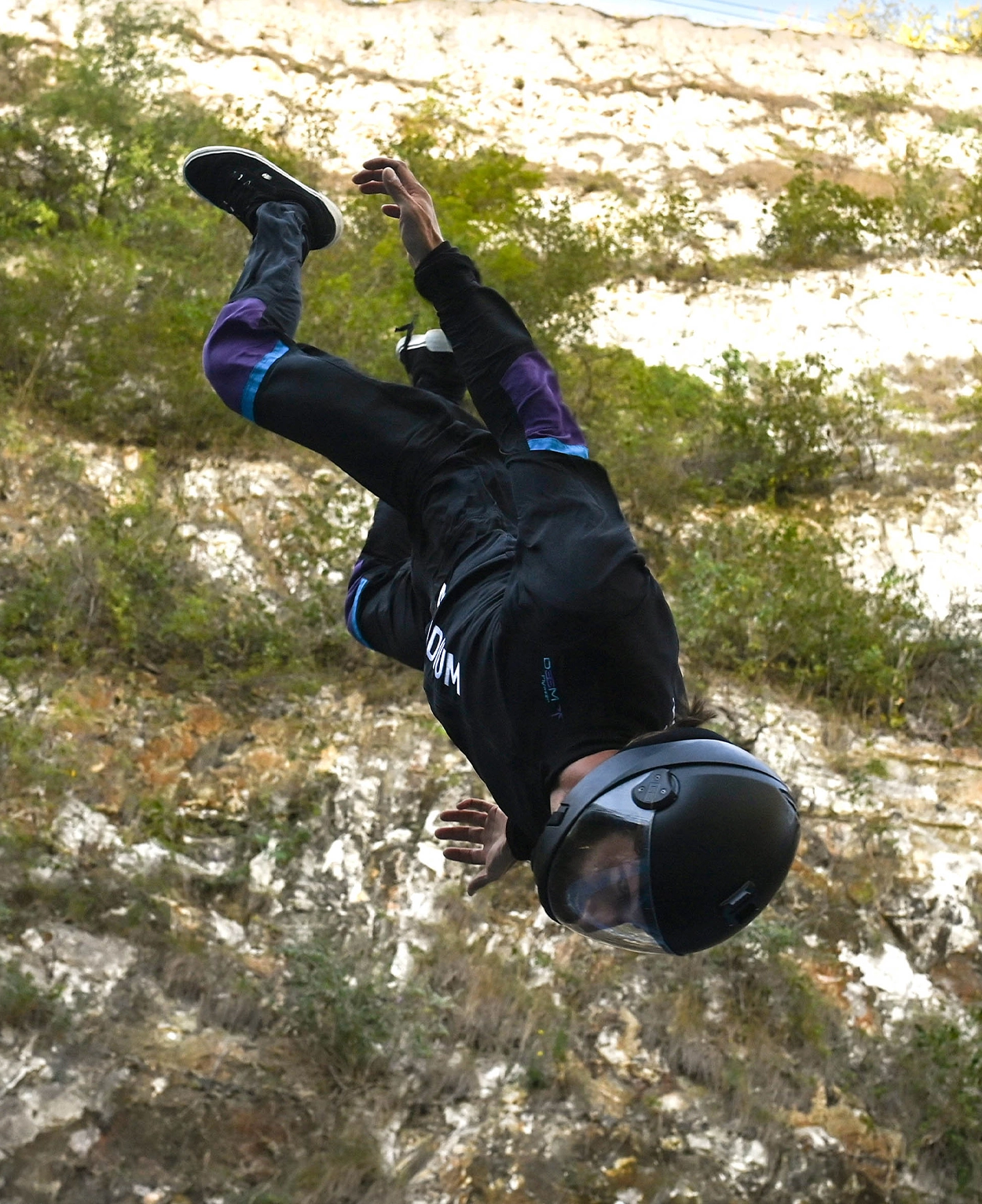 Outdoor skydive machine at hangloose bluewater