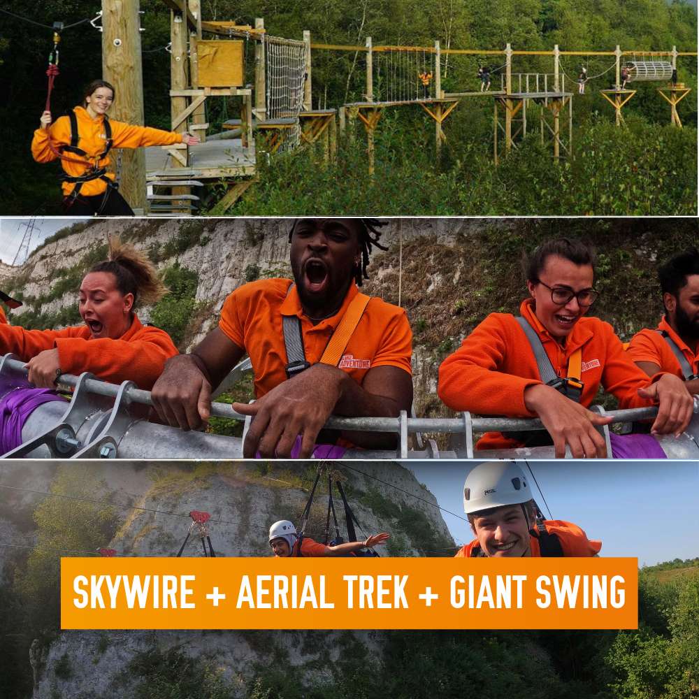 Skytrek, Giant swing and zipline package at bluewater