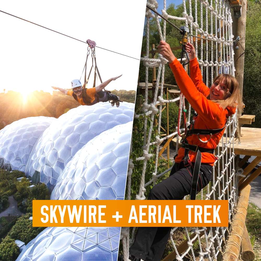 Skywire and aerial trek at hangloose Bluewater