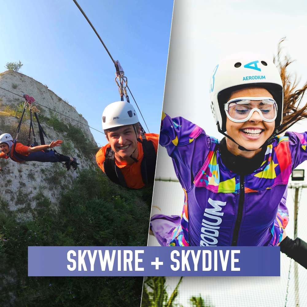 Skywire and skydive package at bluewater